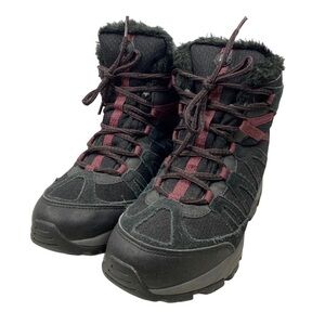 Merrell Black Insulated Waterproof Lace Up Winter Boots Women's Size 7.5